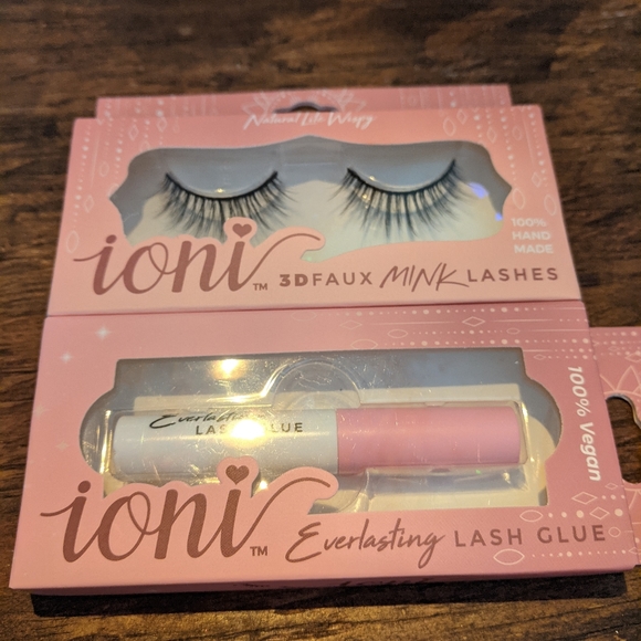 IONI  3D Faux Mink Eye Lashes & Lash Glue - Picture 4 of 5